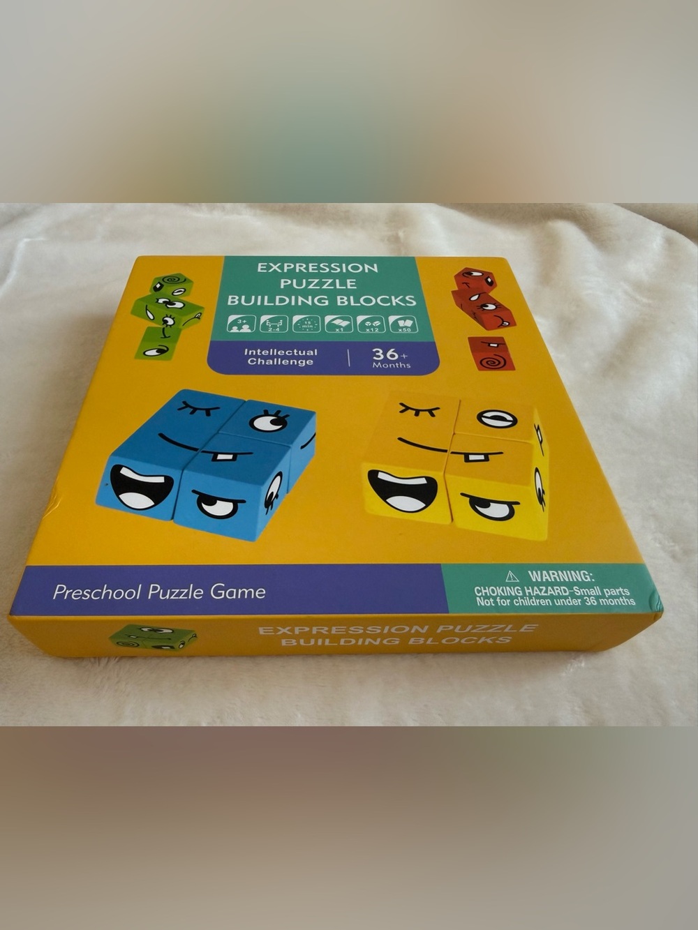 Four Color Logic Game + Expression Puzzle Building Blocks + - Picture 8 of 12